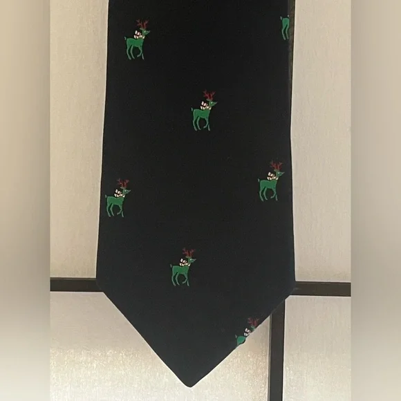 Alynn  Neckwear Creative Expressions Mens/ teens tie Holiday Reindeer standard🦌 - Picture 10 of 11